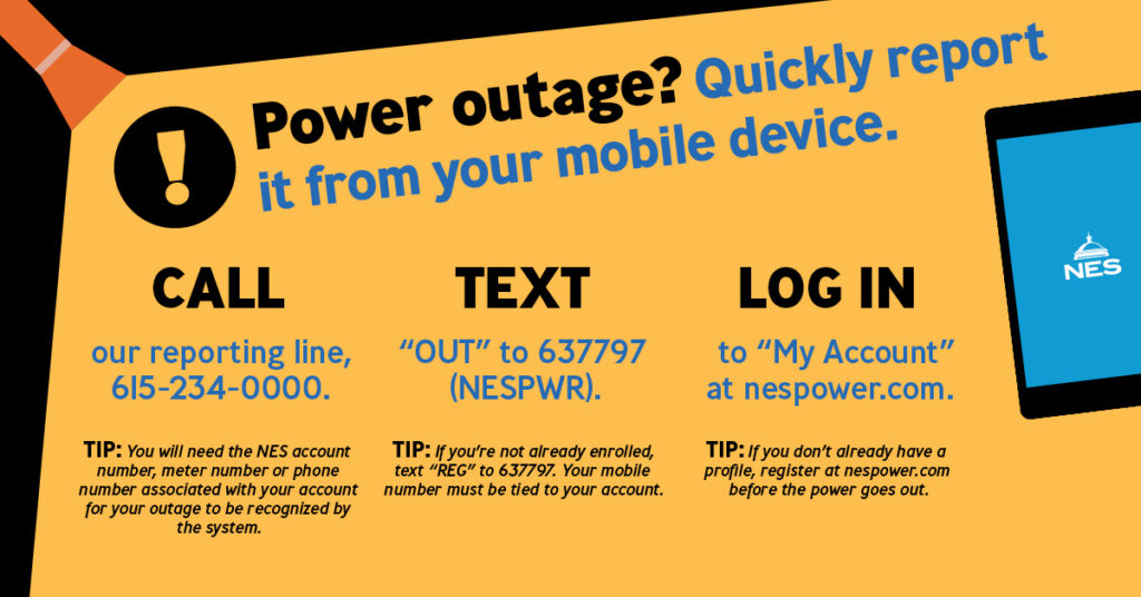 NES revamps power outage map with new look and enhancements Nashville Electric Service News